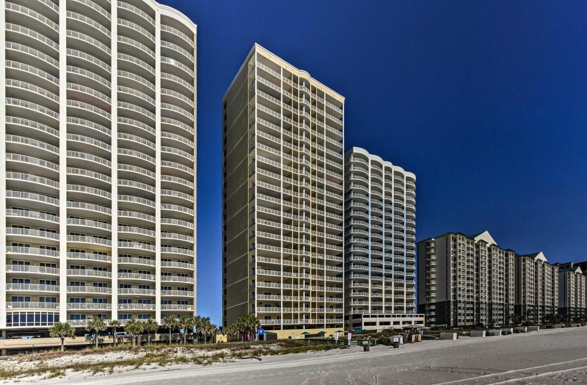 Beachfront Condo With Resort Amenities And Ocean Views Panama City Beach Dış mekan fotoğraf